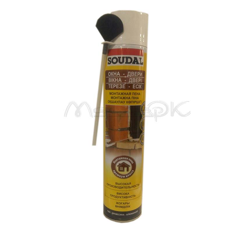 Пена монтажная Soudal Желтая бытовая 750 мл