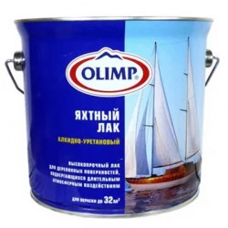 Лак яхтный Olimp 2,7 л матовый