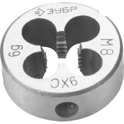 Плашка М8х1,25 мм Зубр